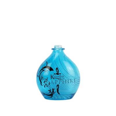 Hot selling blue 1200ml vodka whisky glass liquor bottle 