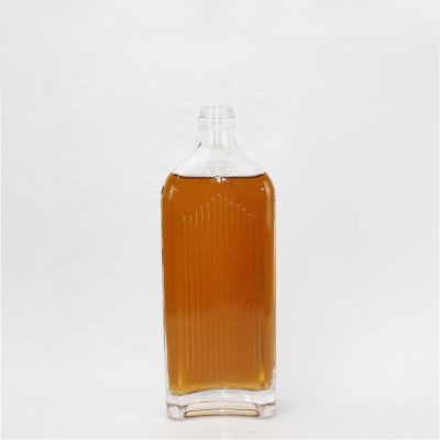 Wholesale oblong shape glass bottle 