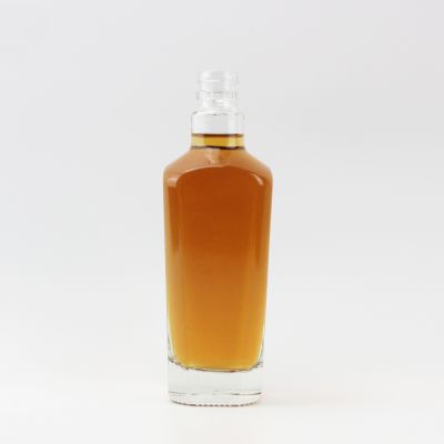 Factory price Transparent Mini glass bottle 150ml for vodka whisky champagne