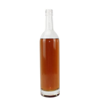 Classic thick bottom high quality 750ml liquor glass bottle