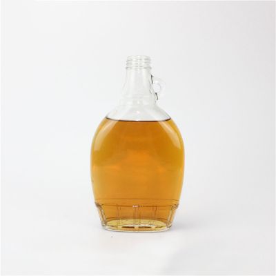 High-end good quality clear liquor glass bottle