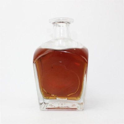 Thickness clear glass bottle high quality