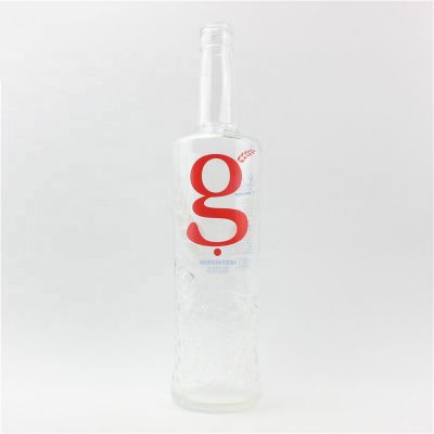 Special design liquor glass bottle