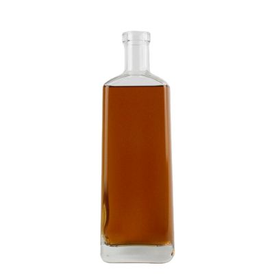 750ml Custom Clear glass bottle for Spirits Liquor Vodka Whisky Tequila 