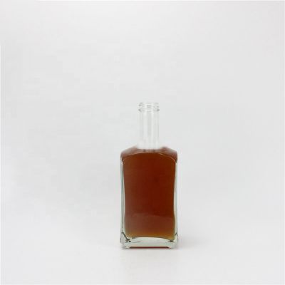 Wholesale high quality clear liquor glass bottle 750ml 