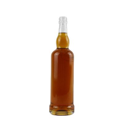 Premium Empty Cylinder Spirit 650ml Whisky Glass Vodka Bottle Price Vodka for Sale Liquor Bottle