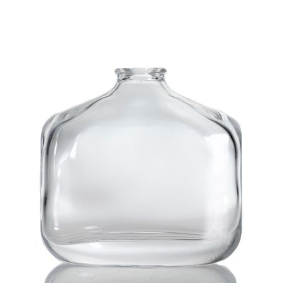 120ml Rmpty Clear Luxury Square Decorative Reed Diffuser Glass Bottle