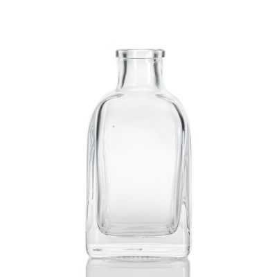 Wholesale Aroma Therapy Bottles Empty Clear Square 100ml Glass Diffuser Bottles