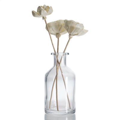 Hot Selling Decorative Diffuser Bottles Glass Clear 200ml Reed Diffuser Bottle
