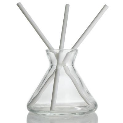 wholesale Bottle Aroma Cone Glass Reed 250ml Diffuser Bottle For Home Decor