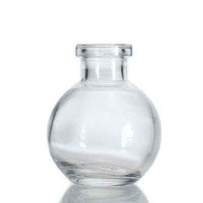 Custom Round Ball Glass AromatherapyEmpty Diffuser Bottle 100ml For Sale