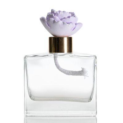 Factory Unique Glass Perfume Diffuser Bottle Empty Reed Diffuser Bottle 100ml