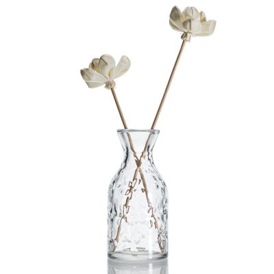 Wholesale Unique Small Vase Empty Glass Mini Diffuser Bottle For Home Decor