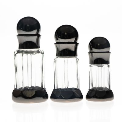 Wholesale Luxury 10ml 6ml 3ml Hexagonal Shaped Clear Mini Glass Empty Perfume Bottle 