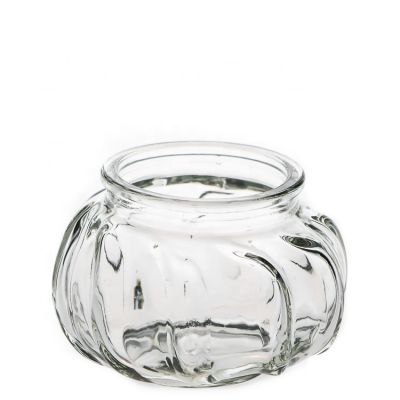 Wholesale Customized Luxury Empty Candle Container 100ml Glass Clear Candle Jars