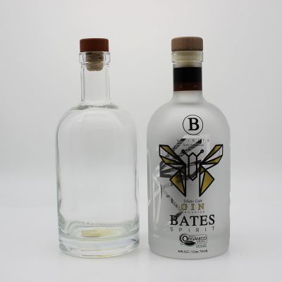 Made In China Superior Quality Super white flint vodka glass bottles