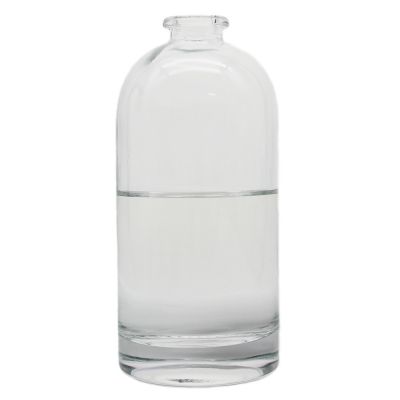 Custom promotional durable using gin bottles round glass bottle liquor factory price