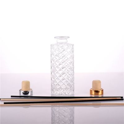 140ml hot sale round clear glass bottle for empty fragrance diffuser