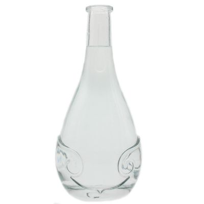 Custom promotional durable using engraved glass bottle wine bottles 550ml 