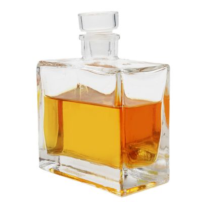 Custom high quality wholesale factory supply whisky brandy glass bottle 200ml