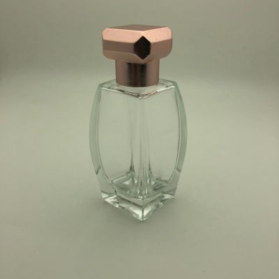 Fancy design 50ML perfume bottle with 15mm crimp neck