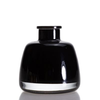 Black Color Reed Diffuser Glass Bottle 100ml Glass Diffuser Bottle For Sell