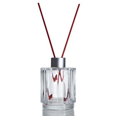 Factory glass reed diffuser bottle 200ml glass diffuser bottle with diffuser sticks