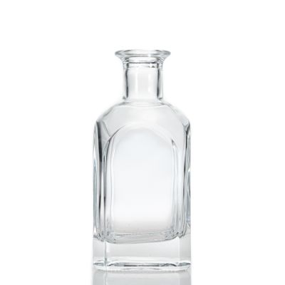 Transparent Fragrance Diffuser Bottle 250ml Decoration Glass Vase For Home