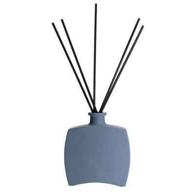 Custom Empty Blue Diffuser Bottles 110ml Reed Diffuser Bottle With Stopper