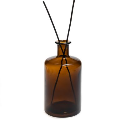 Wholesale Brown Glass Vase 500ML Reed Diffuser Bottles For Home Decoration