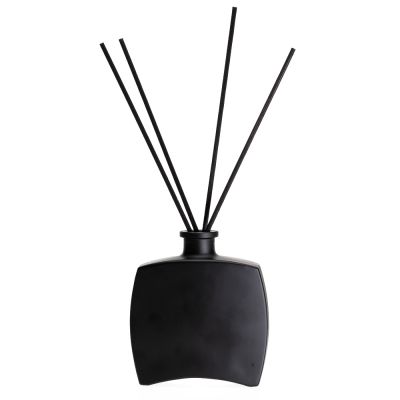 110ML Black Glass Reed Diffuser Bottle For Home Decoration