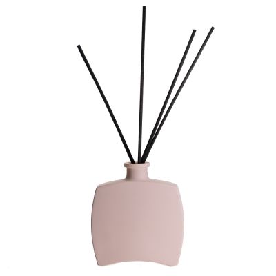 Pink Colour Aroma Diffuser Bottle 110ml Glass Reed Diffuser Bottle For Fragrance