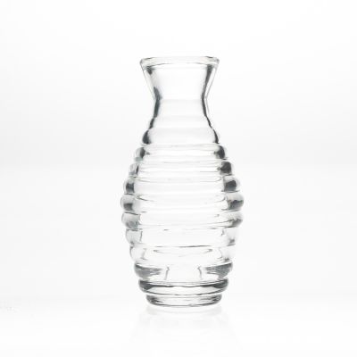 New Design Glass Reed Diffuser Bottles 100ML Flower Vase For Home Decoration