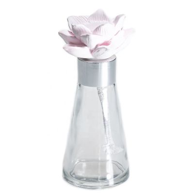 Popular 70ml triangular conicall reed diffuser bottles with screw cap