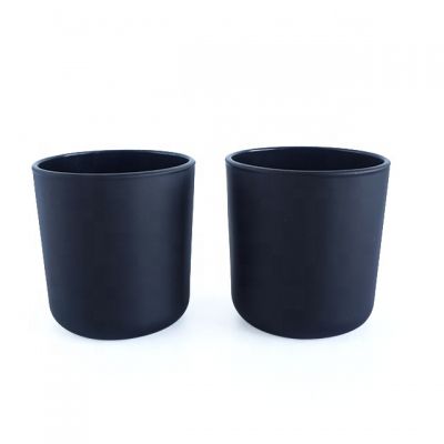 trading unique-candle-jars 8oz black matte empty candle holders for candle wax