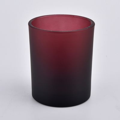 Gradient Colorful Scented Glass Candle Holders
