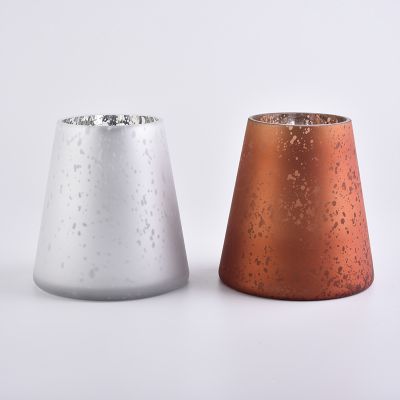Custom Mercury Glass Candle Jars Wholesale