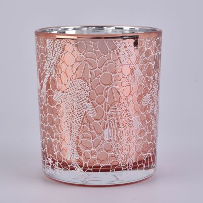 Wholesale Custom Decorative Glass Candle Jars