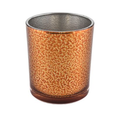 unique mercury glass copper candle jars