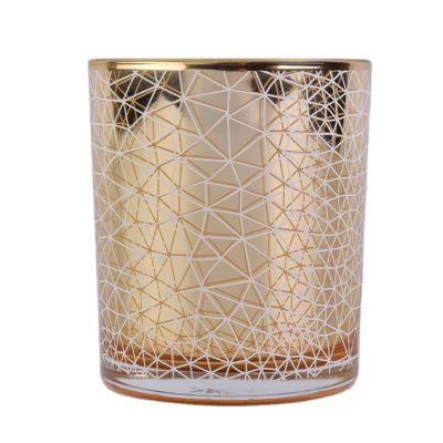 gold candle holder glass hotsale