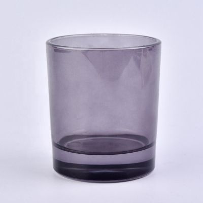 high quality luxury clear glass candle jar wholesale