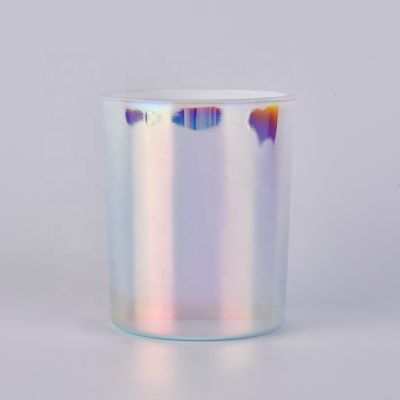 Wedding Home Christmas Gift Holographic Effects Glass Candle Holder