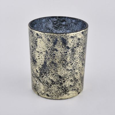 10oz marble custom luxury empty glass candle jars