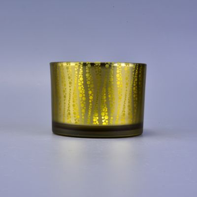 unique glass candle holder, 14oz decorative glass candle jars