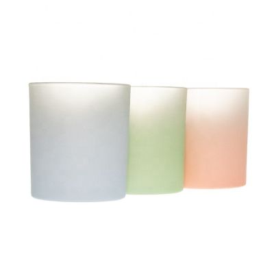 Wholesale Customized Candle Holder Unique Frosted Matte Candle Empty Jar