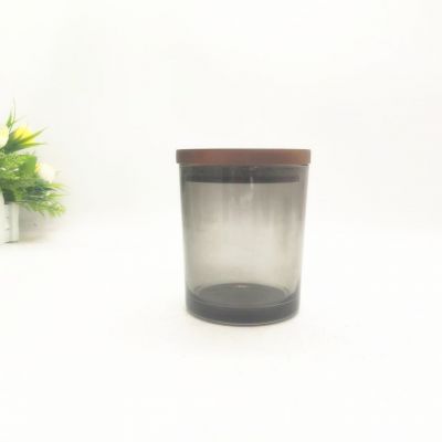 Wooden cup lid simple atmosphere culture background glass candle holder