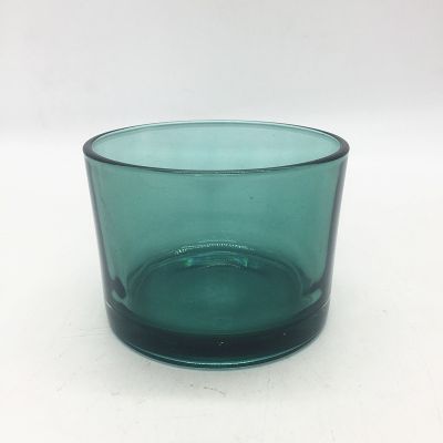 Wholesale glass holder container for candle 16 oz printing glass candle jar