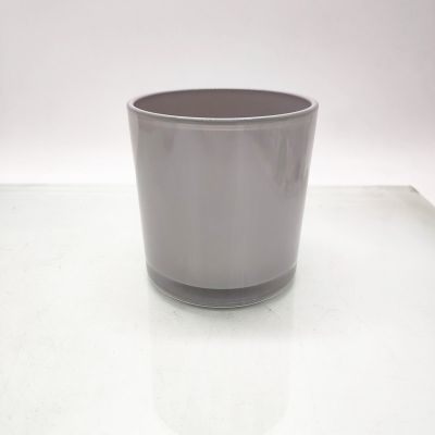 500 ml new style glass jar grey glass candle holders