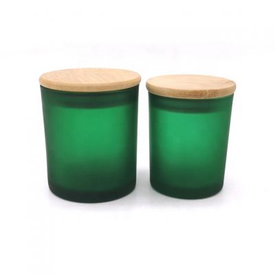 Multiple oz pillar shape matte glass candle holder/candle jar for candle making