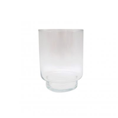 Wholesale Clear Simplicity Romantic Unique Round Empty Dinner Tealight Glass Candle Holder/Cup/Jar